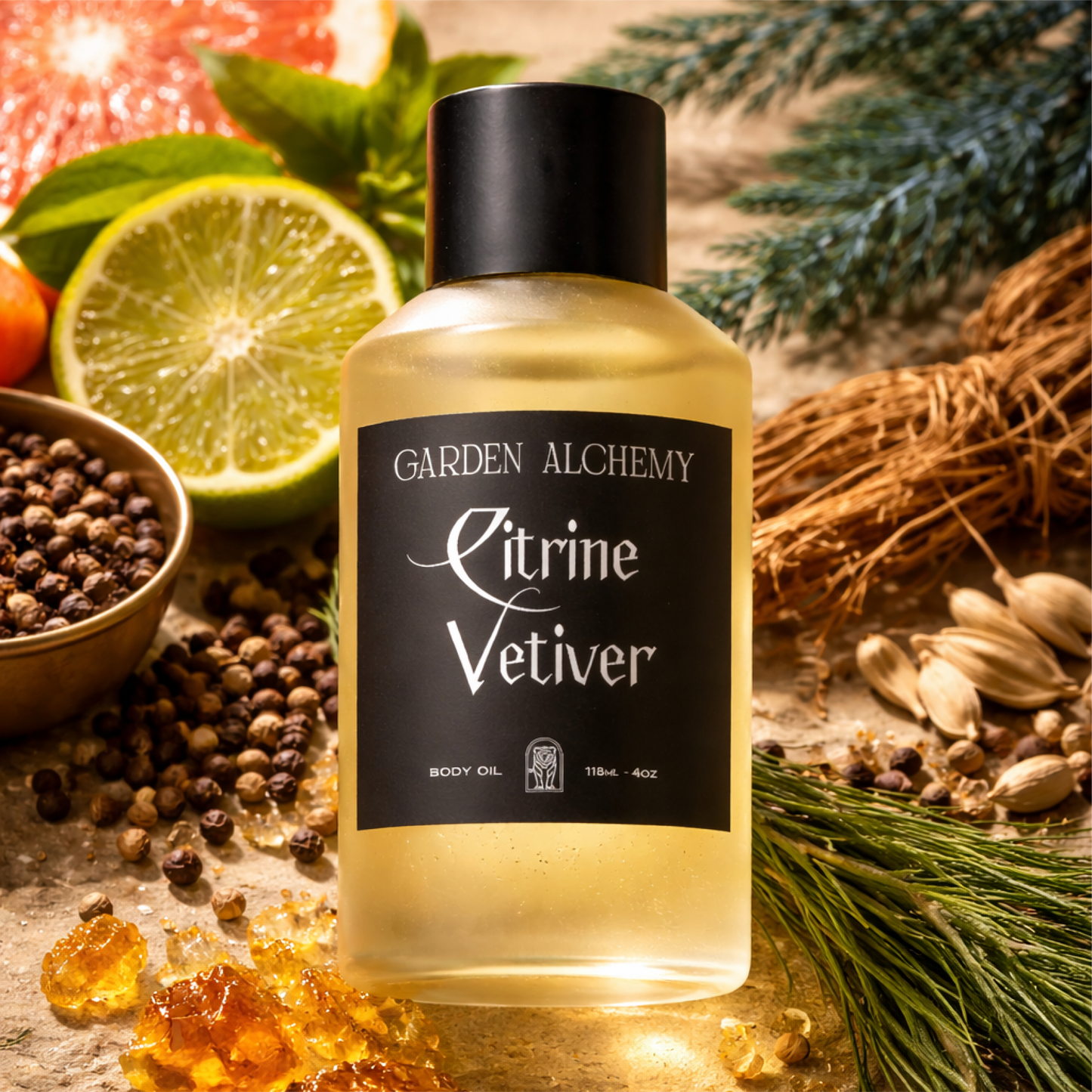 CITRINE VETIVER BODY OIL