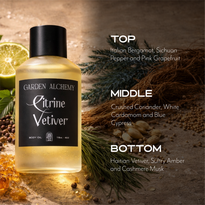 CITRINE VETIVER BODY OIL