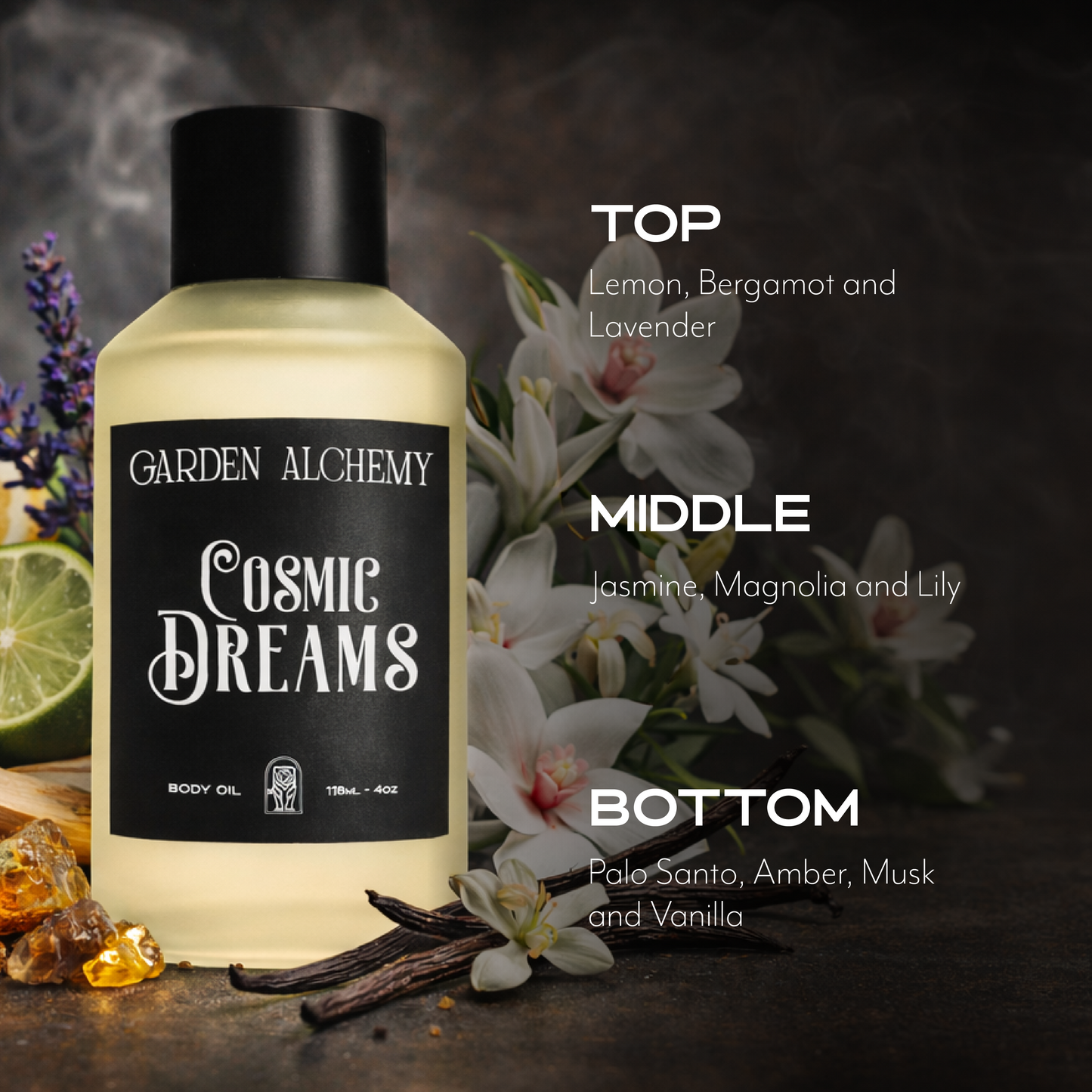 COSMIC DREAMS W/MAGNESIUM BODY OIL