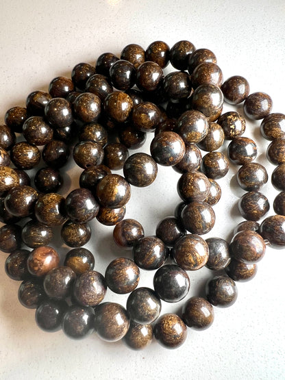 BRONZITE- remove curses/negative energy, assert boundaries, courage