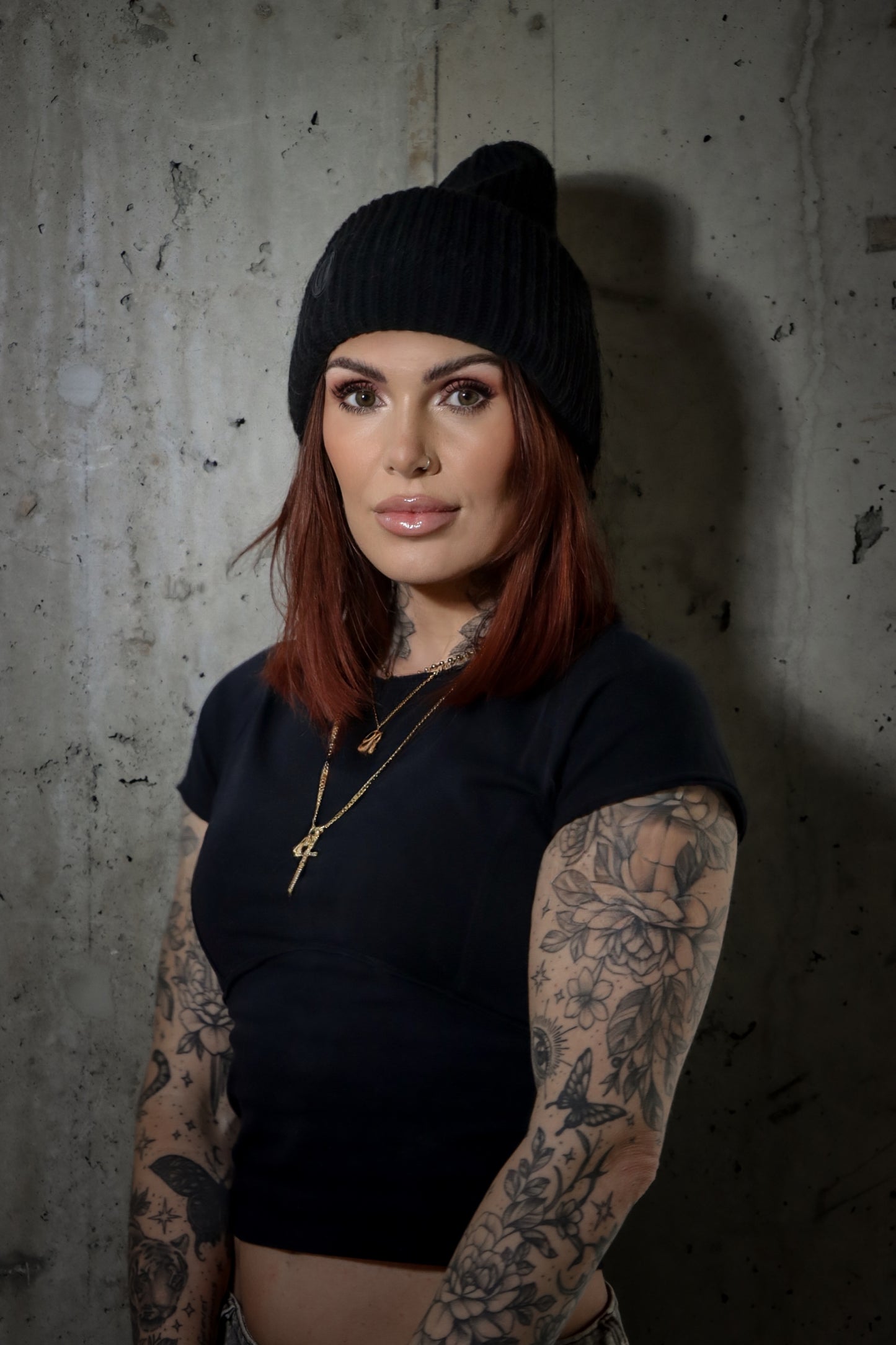 Obsidian Threads Beanie