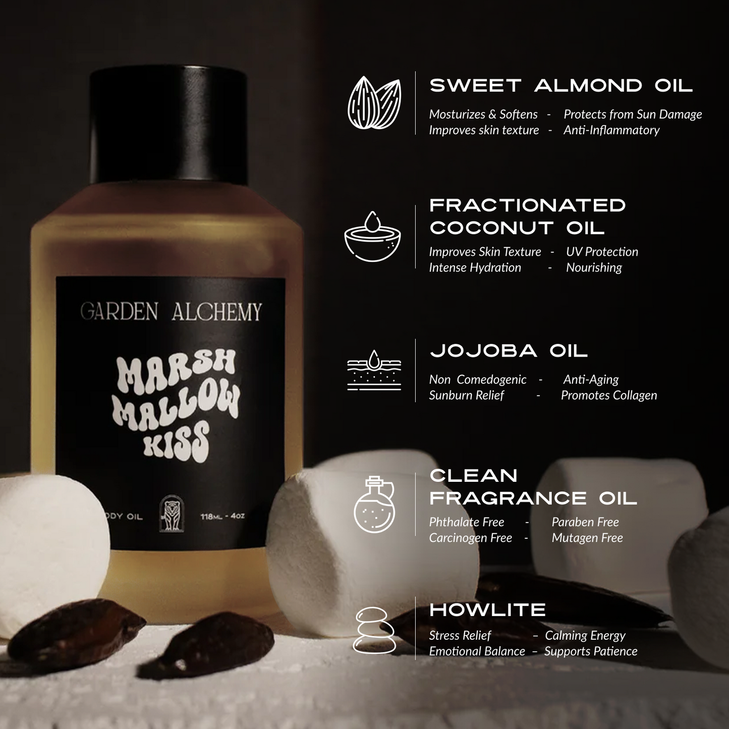 MARSHMALLOW KISS PERFUME BODY OIL