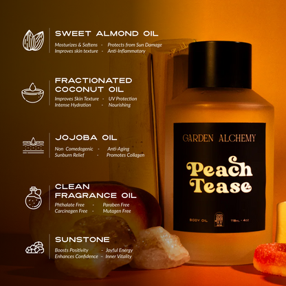 PEACH TEASE BODY OIL