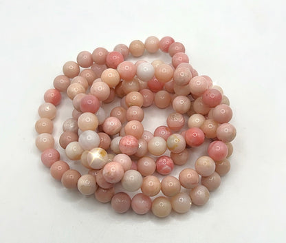 PINK OPAL BRACELET- peace, emotional healing, anxiety, spiritual awakening