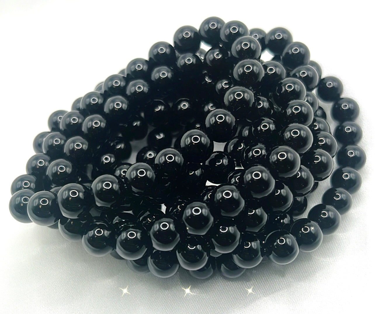 BLACK ONYX BRACELET- defense armor, strength, power, creative focus, relieve fatigue