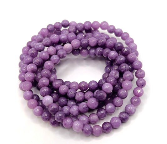 LEPIDOLITE BRACELET- anxiety, transition, emotional balance, BPD, bi-polar disorder