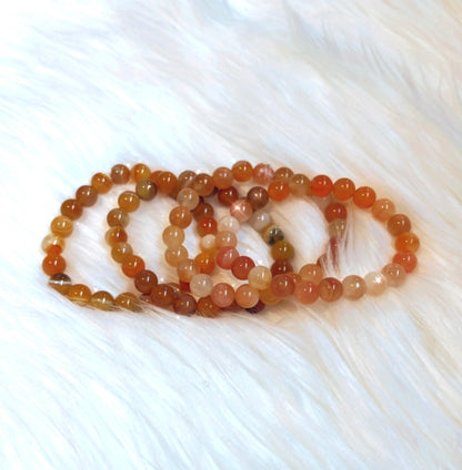 CARNELIAN BRACELET- ambition, energy, attraction, action