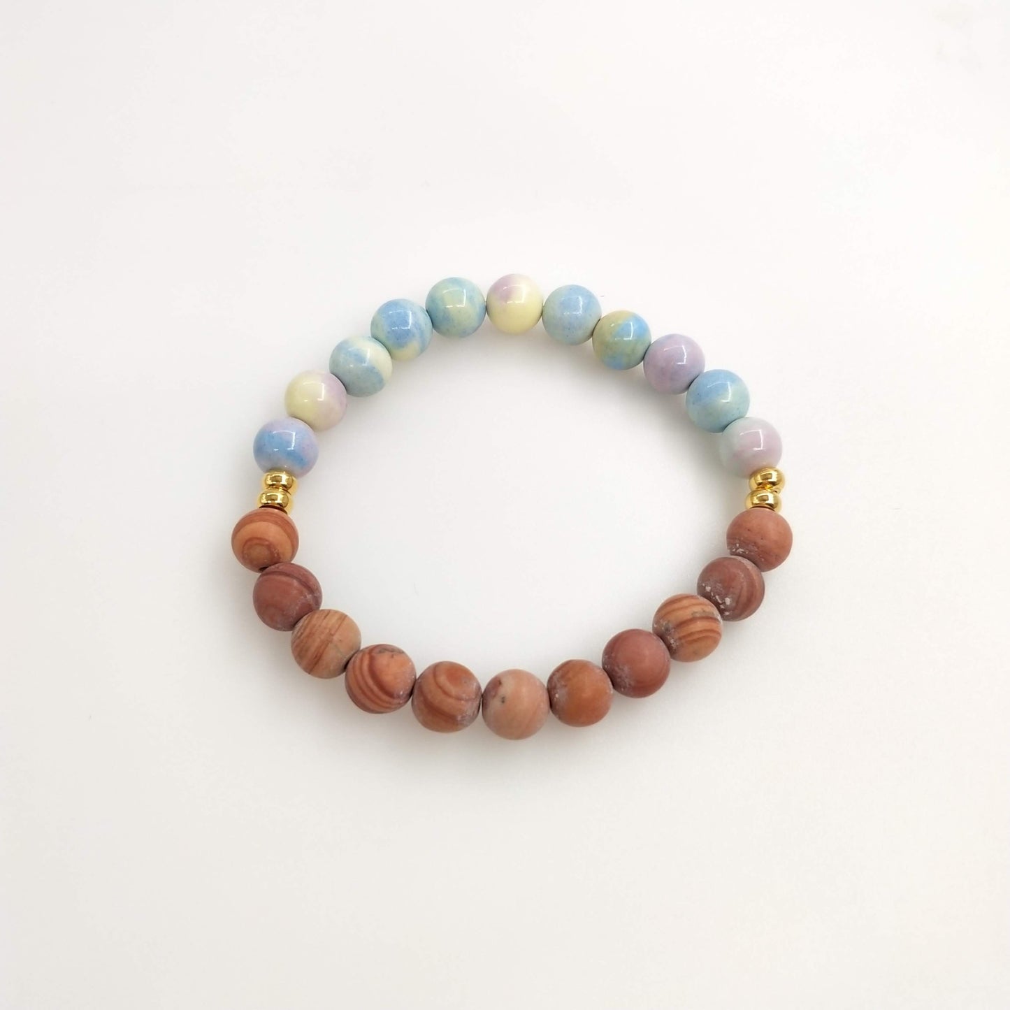 ALASHAN AGATE BRACELET- stamina, endurance, energy, emotional balance