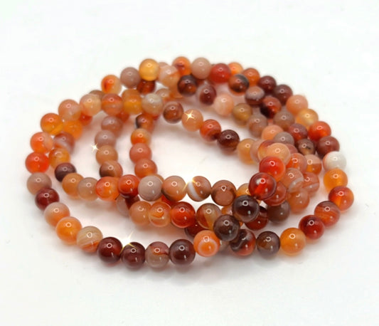 CARNELIAN BRACELET- ambition, energy, attraction, action