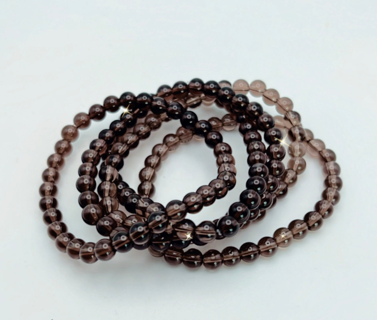 SMOKY QUARTZ BRACELET- serenity, lifts depression, grounding