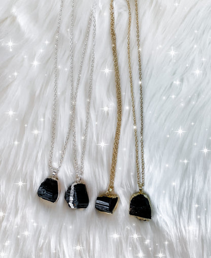BLACK TOURMALINE PENDANT