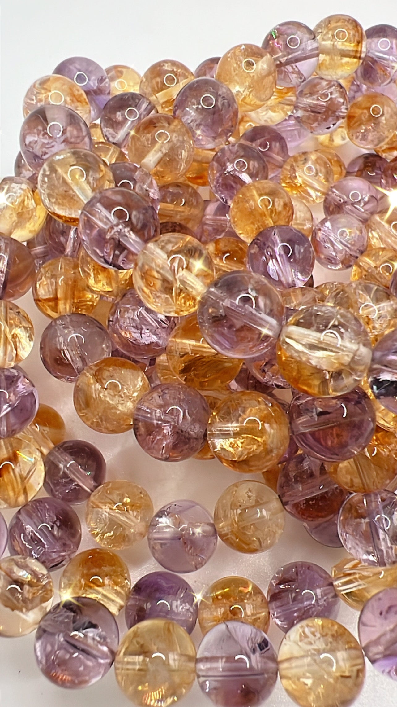 AMETRINE BRACELET- clearing stress & tension, Alleviates depression, spiritual growth