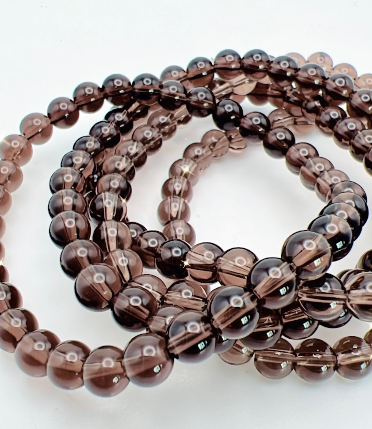 SMOKY QUARTZ BRACELET- serenity, lifts depression, grounding